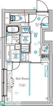 MindKamataの物件間取画像